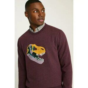 BONOBOS Critter Supersoft Fleece Crew Sweater Embroidered Long Sleeve XL 283442